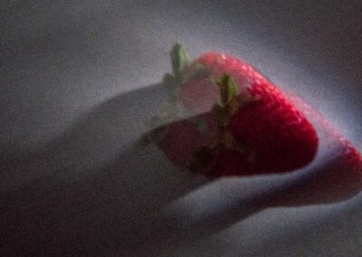 Strawberry Race Photo Finish, Pinhole, Tom Conrad