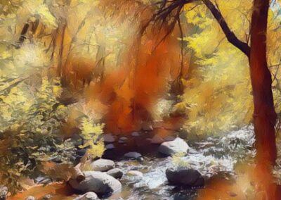 Autumnal Creek, Myra Posner