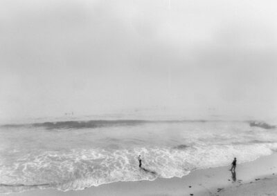 Playing in the lifting fog, Benedicte Gilone