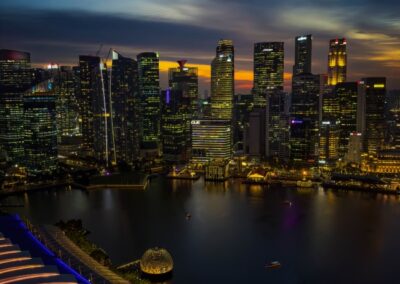 Skyline & Sunset on the Bay, Ken Furuta